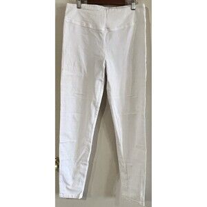 Calzedonia Womens L White High Waisted Skinny Leggings.